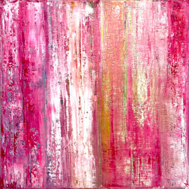 Textura abstracta en tonos rosas con líneas verticales en diferentes matices.